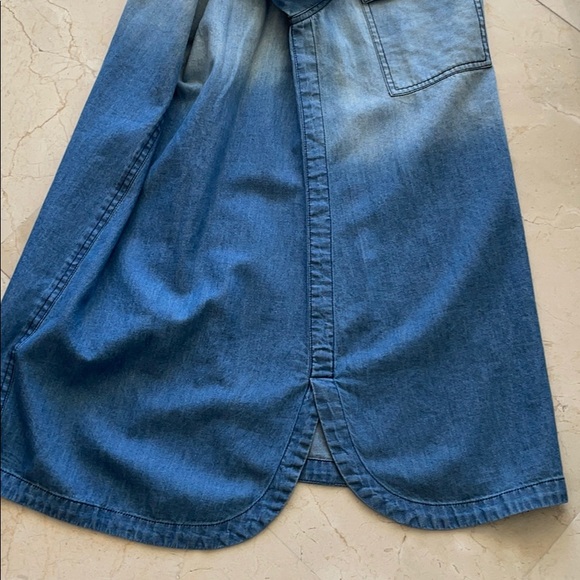 NWT MINI WASHED DENIM DRESS - Picture 7 of 7